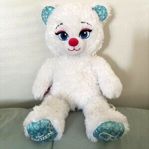 Build A Bear Workshop BAB Disney Frozen Elsa Frosted Sparkle Plush 18" Teddy